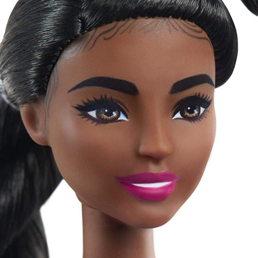 バービー Barbie ファッショニスタ 146 義足着用 星のプリントとフリルのワンショルダー シルエッ_2