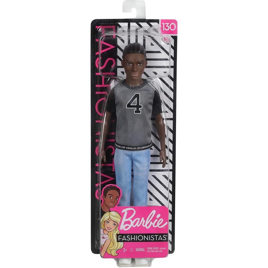 バービー バービー人形 ケン GDV13 Barbie Ken Fashionistas Doll #130 with Sculpted Brunette Hair Wea