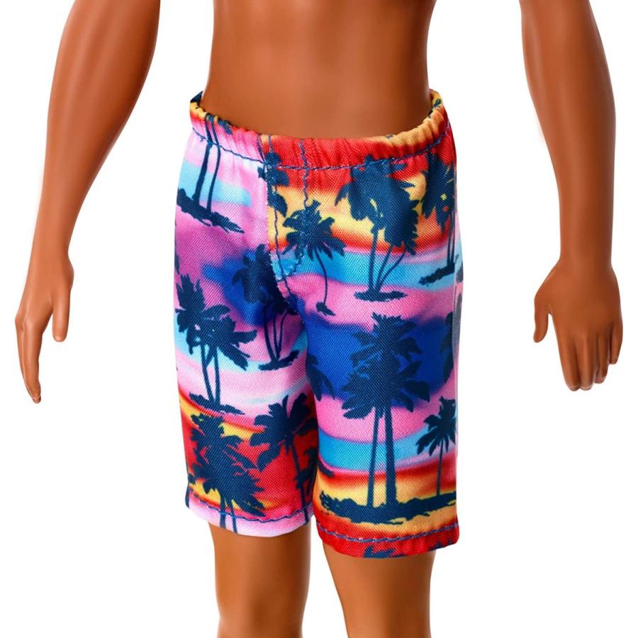バービー Barbie バービー ケン ビーチ ドール トロピカルプリントの水着