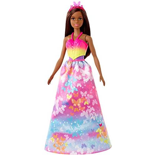バービー バービー人形 GJK41 Barbie Dreamtopia Dress Up Doll Gift Set, approx. 12-inch, Brunette with