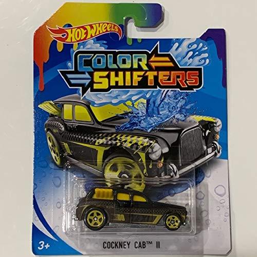 ホットウィール マテル ミニカー Hot Wheels Color Shifters Cockney Cab II, Black/Yellow