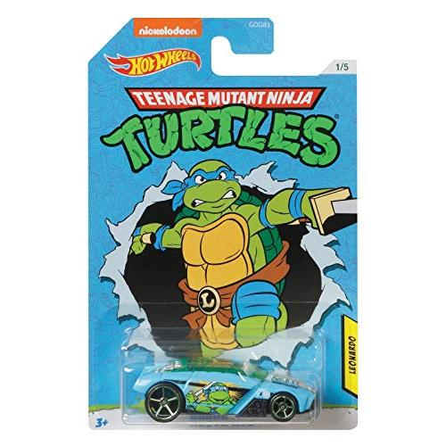 ホットウィール マテル ミニカー GJV12 Hot Wheels TMNT Leonardo Rogue Hog 1/5， Blue