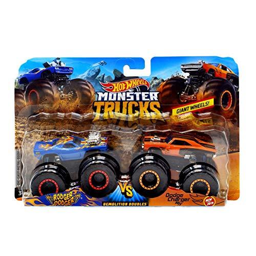 ホットウィール マテル ミニカー gbt69 Hot Wheels Monster Trucks Demolition Doubles Giant Wheels R