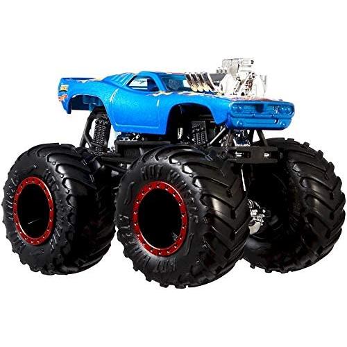 ホットウィール マテル ミニカー gbt69 Hot Wheels Monster Trucks Demolition Doubles Giant Wheels R_3