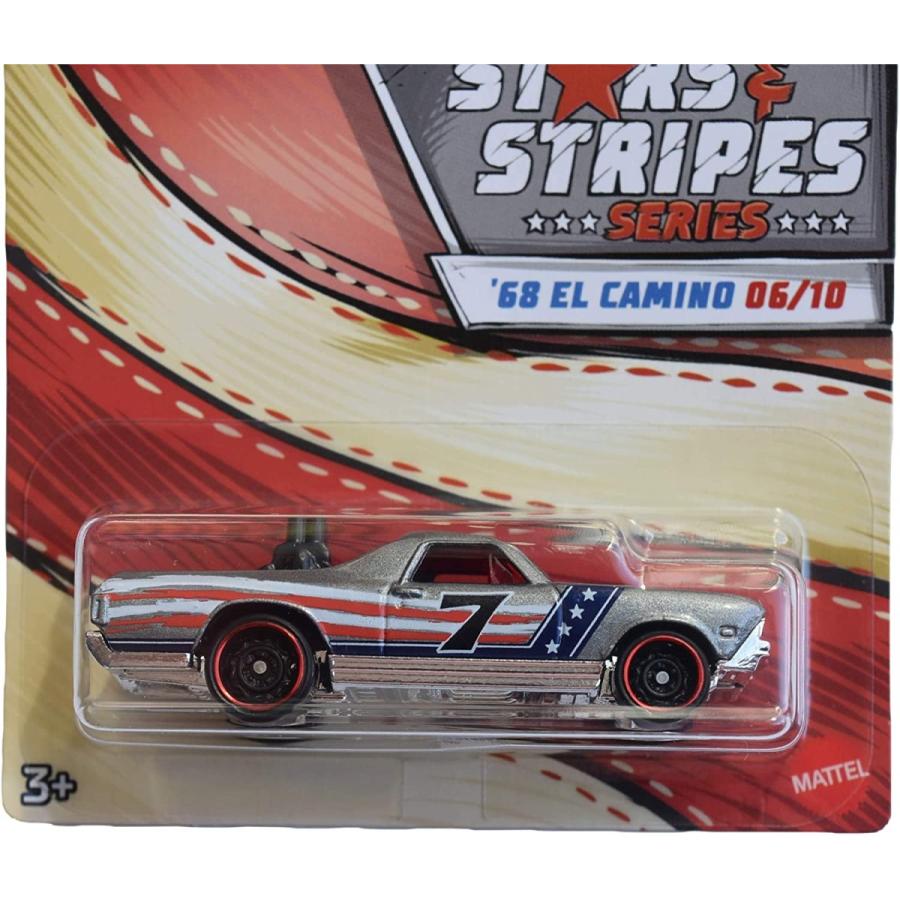 ホットウィール Hot Wheels '68 エルカミーノ 6/10 スターズストライプ