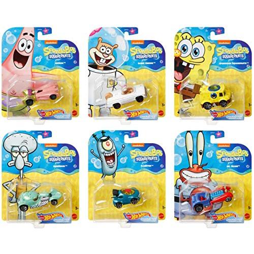 スポンジボブ ホットウィール ミニカーセット 楽天市場】1/64 Hot Wheels Spongebob Car 6台セット ホット
