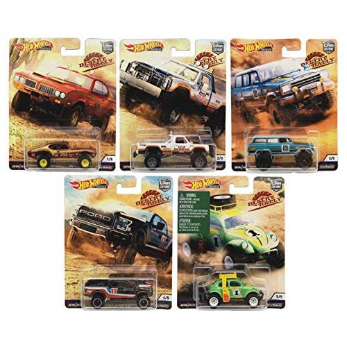 ホットウィール マテル ミニカー 956K Hot Wheels Premium 2019 Car Culture Desert Rally Set of 5｜maniacs-shop