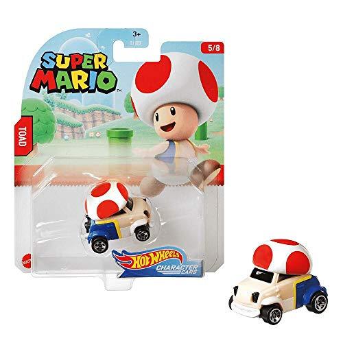 ホットウィール マテル ミニカー 1 Hot Wheels Gaming Character Car Super Mario 2020 Series-Toad Ve 乗り物、ミニチュア-おもちゃ-ゲーム、おもちゃ