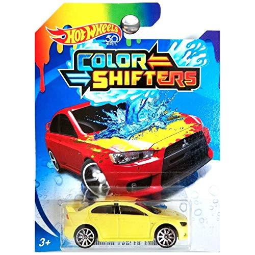 ホットウィール マテル ミニカー Hot Wheels 2018 Color Shifters Mitsubishi Lancer Evolution EVO Ye