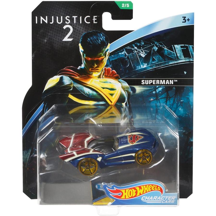 ホットウィール Hot Wheels キャラクターカー DC インジャスティス2 スーパーマン ビークル ミニカ_3