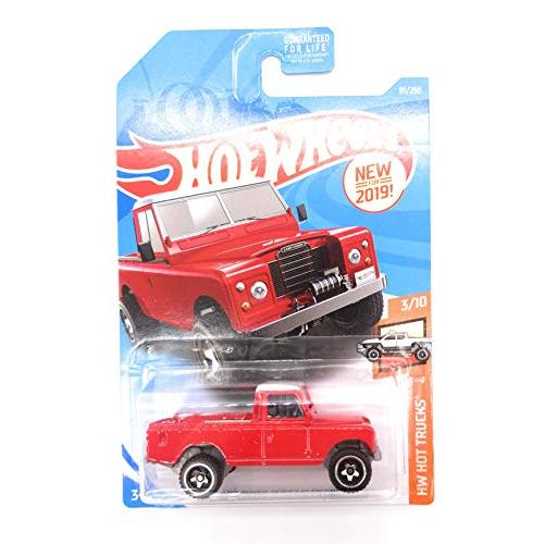 ホットウィール マテル ミニカー fyb54 Hot Wheels Land Rover Series III Pickup 111/250, red