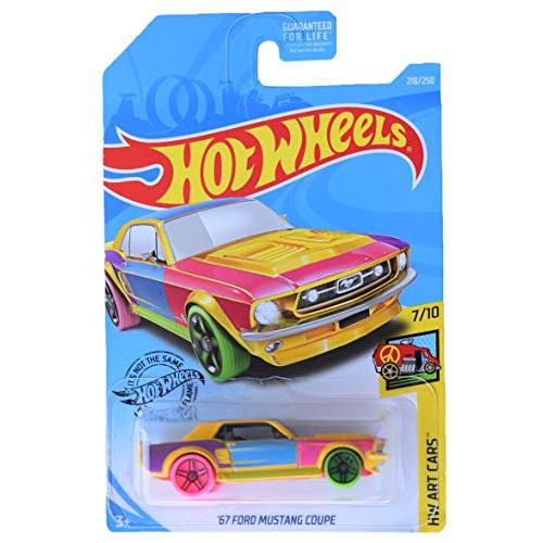 ホットウィール Hot Wheels '67フォード マスタング クーペ HWアートカーズ 7/10 218/250 Mustang ビークル