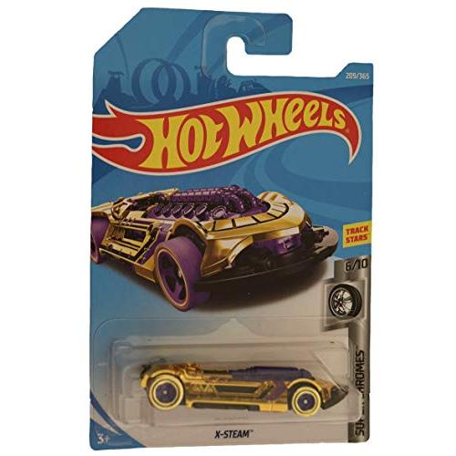 ホットウィール マテル ミニカー Hot Wheels X-Steam 209/365， Gold/Purple