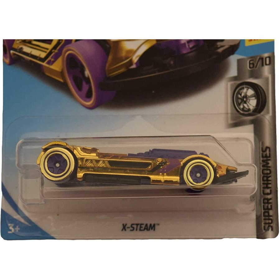 ホットウィール マテル ミニカー Hot Wheels X-Steam 209/365， Gold/Purple