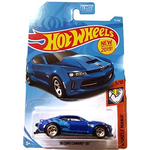 ホットウィール マテル ミニカー Hot Wheels 2019 Muscle Mania 5/10 - Blue '18 Copo Carmo SS #71/25