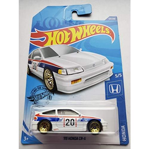 ホットウィール Hot Wheels ’88ホンダ CR-X 5/5 123/250 ホワイト HONDA ビークル ミニカー