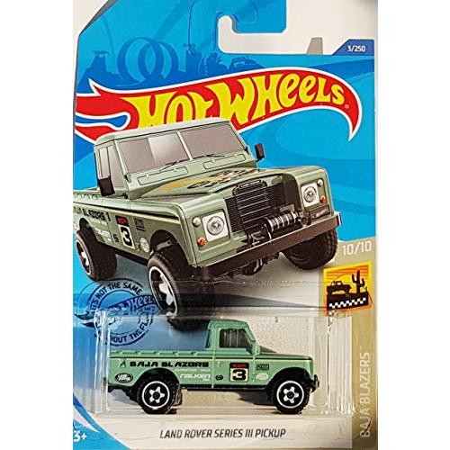 ホットウィール Hot Wheels ランドローバー シリーズIII ピックアップ BAJA BLAZERS10/10 3/250 グリーン ビ