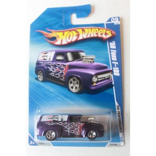 ホットウィール マテル ミニカー Hot Wheels Purple '56 Ford F-100 HW Performance 2010 107/240
