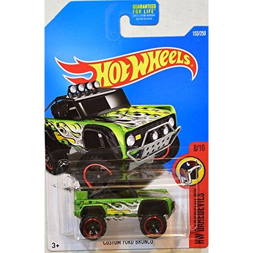 ホットウィール マテル ミニカー DHY12 Hot Wheels Custom Ford Bronco Green K-Mart Exclusive Darede
