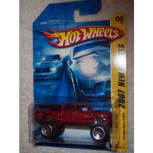 ホットウィール マテル ミニカー Hot Wheels 2007 New Models #5 Dodge Ram Red 1500 #2007-5 Collecti