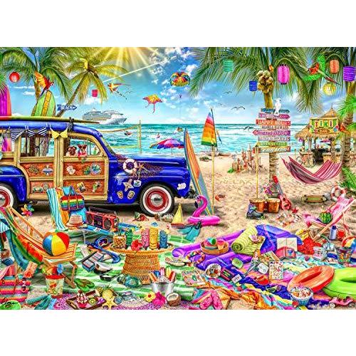 ジグソーバズル 海外製 1000ピース ビーチバケーション エイミー・スチュワート Aimee Stewart 絵画