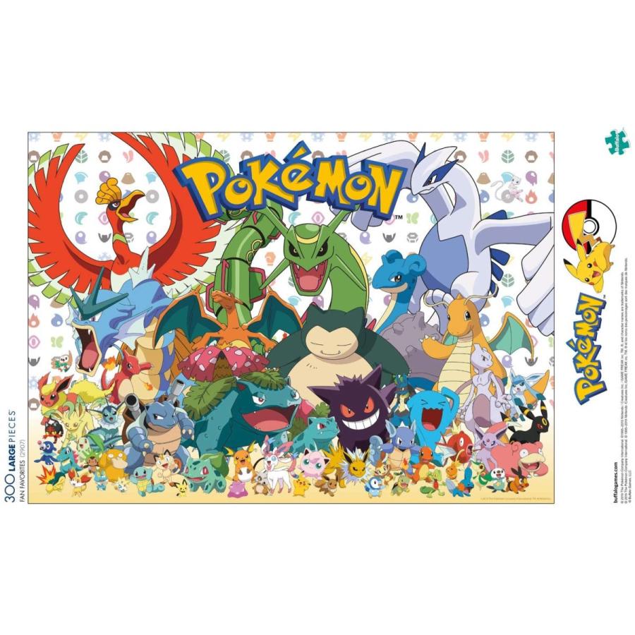 ジグソーパズル 海外製 300ピース ポケモン Fan Favorites 大きめピース サイズ約54x38センチ 2907 Buffalo_4