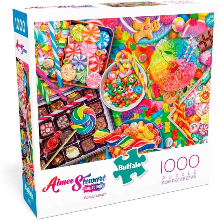 ジグソーパズル 海外製 1000ピース Candylicious エイミー・スチュワート サイズ約68x50センチ 絵画・の画像