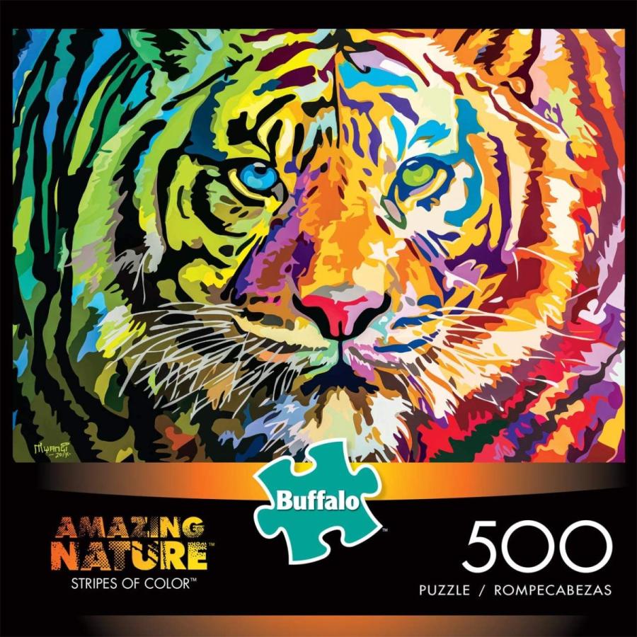 ジグソーパズル 海外製 アメリカ 3786 Buffalo Games - Stripes of Color - 500 Piece Jigsaw Puzzle_1
