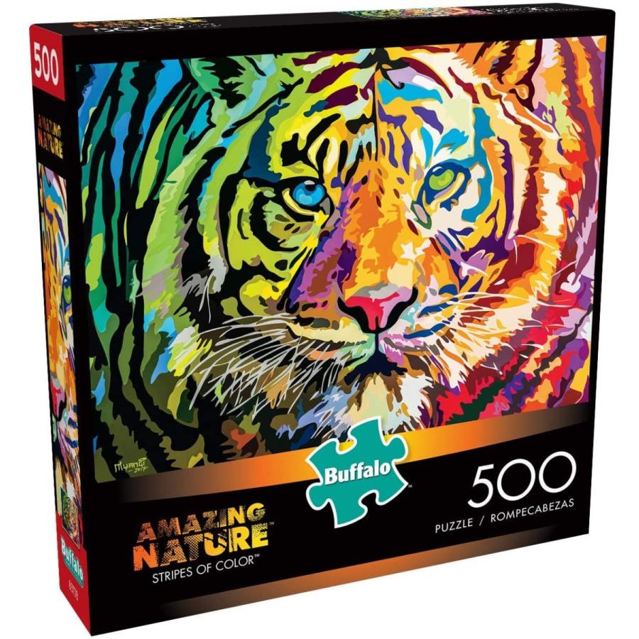 ジグソーパズル 海外製 アメリカ 3786 Buffalo Games - Stripes of Color - 500 Piece Jigsaw Puzzle_2