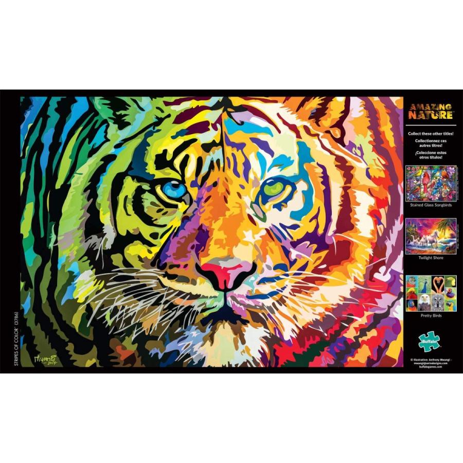 ジグソーパズル 海外製 アメリカ 3786 Buffalo Games - Stripes of Color - 500 Piece Jigsaw Puzzle_4