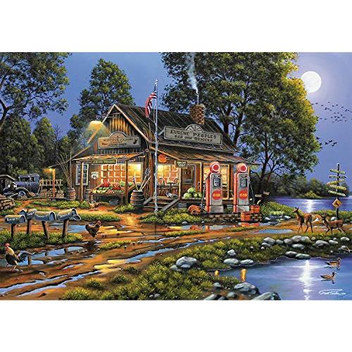 ジグソーパズル 海外製 アメリカ 3724 Buffalo Games - Eugene's Gas & Grocery - 500 Piece Jigsaw Pu