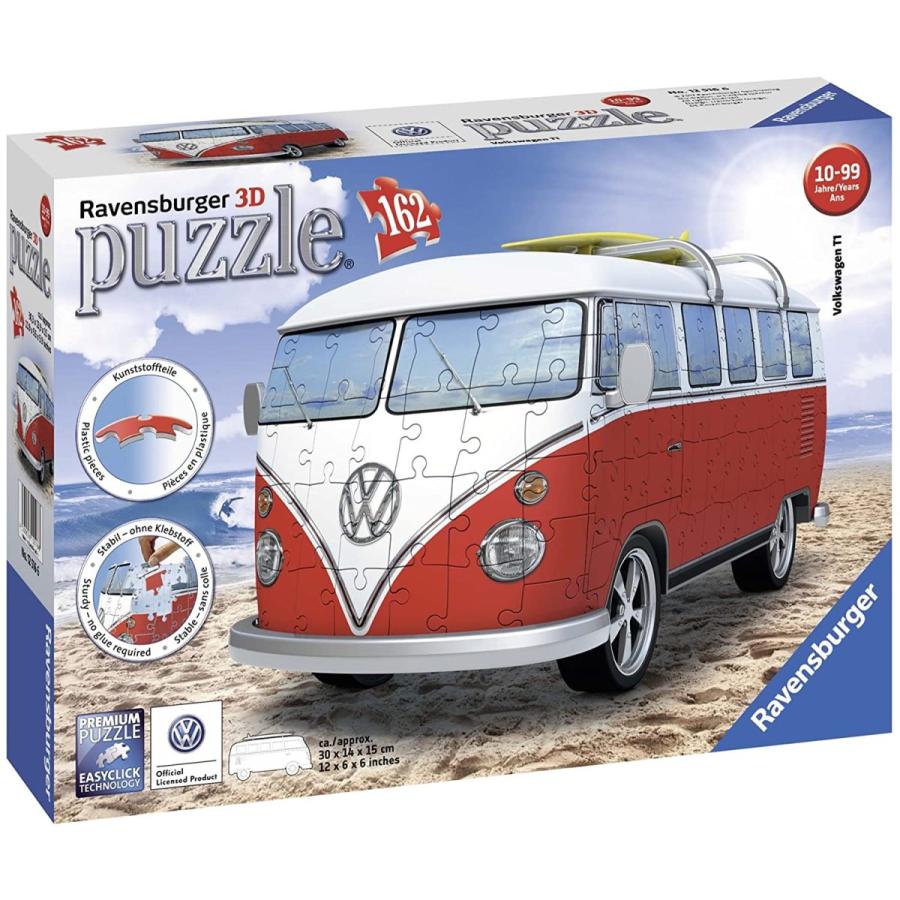 ジグソーパズル 海外製 アメリカ 12516 Ravensburger Volkswagen T1 Campervan 3D Jigsaw Puzzle - 162の画像