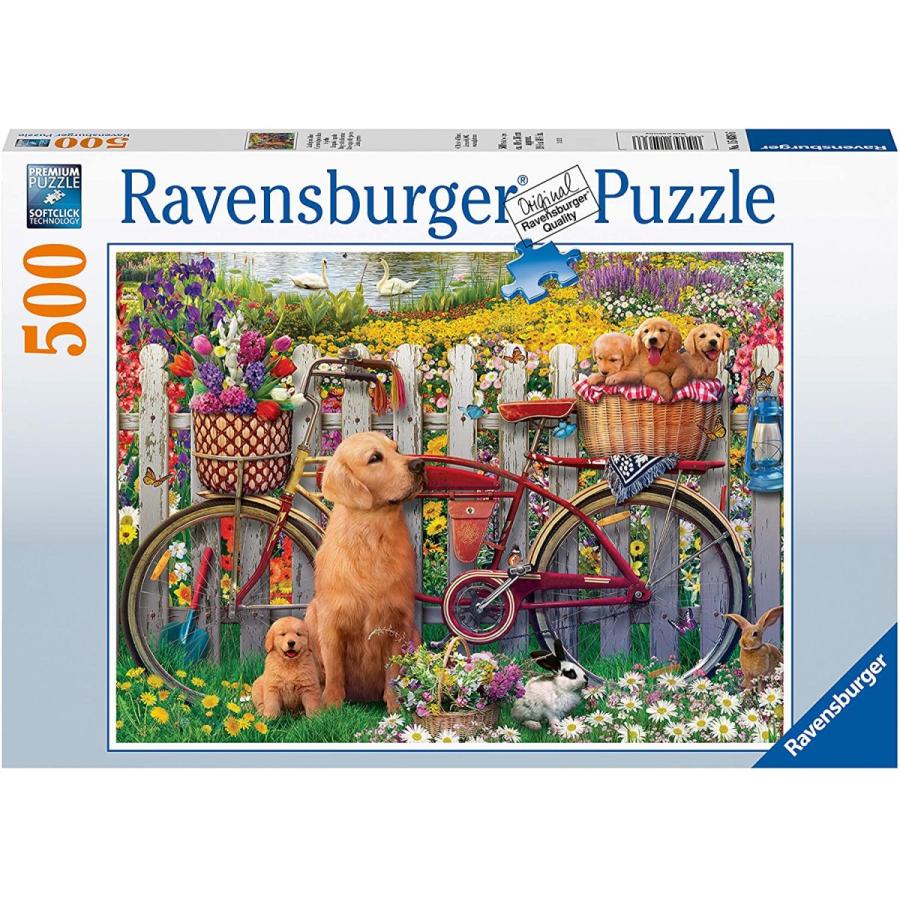 ジグソーパズル 海外製 500ピース 庭のかわいい犬 イヌ 約50x36センチ ペット・動物 Ravensburger_2