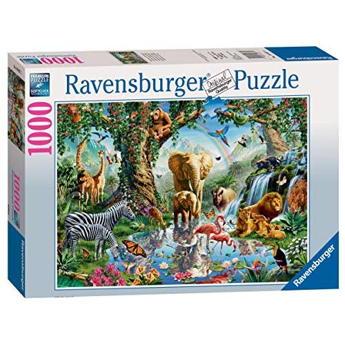 ジグソーバズル 海外製 ジャングルの冒険 1000ピース  サイズ約70x50センチ ペット・動物 Ravensburger