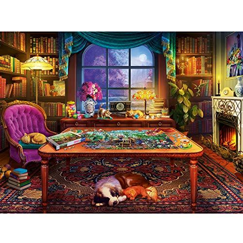 ジグソーパズル 海外製 アメリカ 16444 Ravensburger Cozy Series: Puzzler's Place | 750 Piece Large