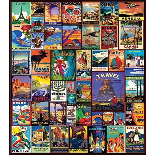 ジグソーバズル 海外製 500ピース 世界を旅する サイズ約46×60センチ 絵画・アート White Mountain Puzz