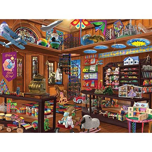 ジグソーパズル 海外製 アメリカ 1499 White Mountain Puzzles Toy Shop Seek and Find - 1000 Piece J