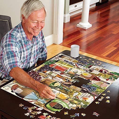 ジグソーバズル 海外製 1000ピース 農場の生活 サイズ約60×76センチ 絵画・アート White Mountain Puzzleの画像