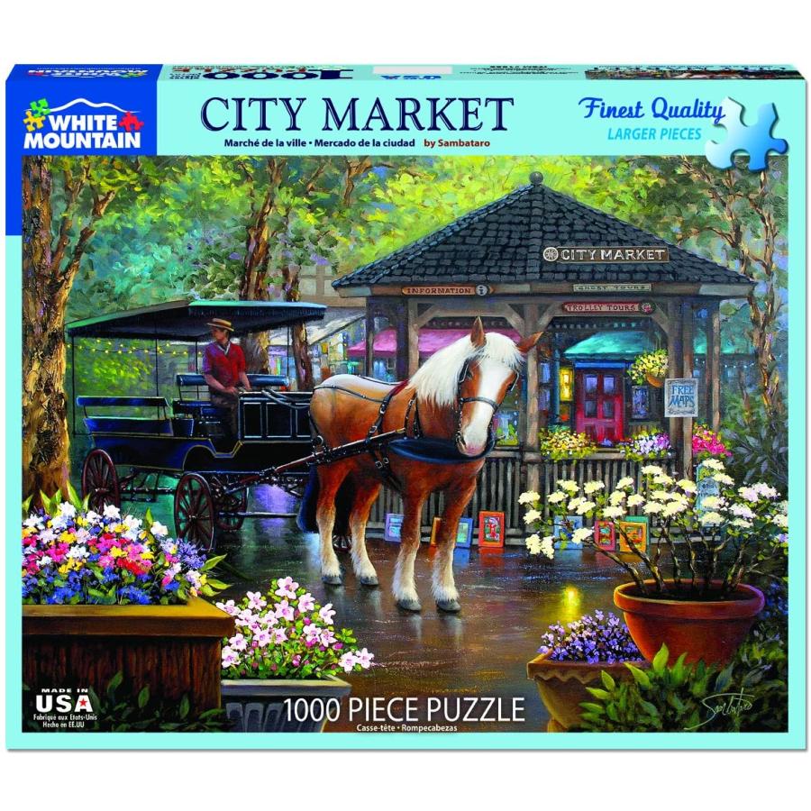 安いそれに目立つ ジグソーパズル 海外製 アメリカ 1322 White Mountain Puzzles City Market 1000 Piece Jigsaw Puzzl Pd マニアックス Yahoo 店 通販 Yahoo ショッピング 数量限定 Hinoisabela Com Ph