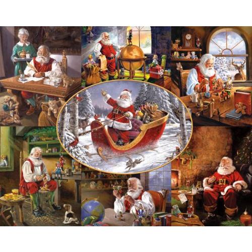 ジグソーパズル 海外製 アメリカ 650 White Mountain Puzzles Merry Christmas to All - 1000 Piece Ji