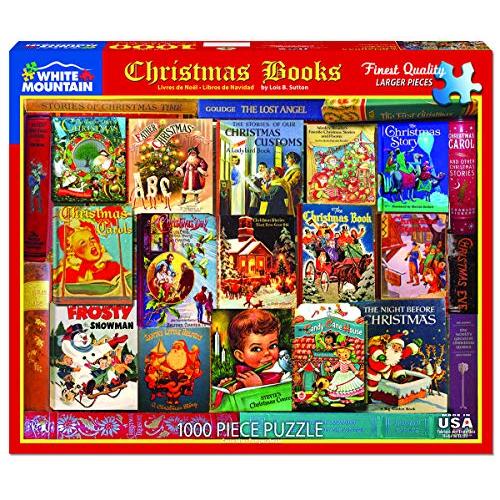 ジグソーパズル 海外製 アメリカ 1426 White Mountain Puzzles Christmas Books - 1000 Piece Jigsaw P