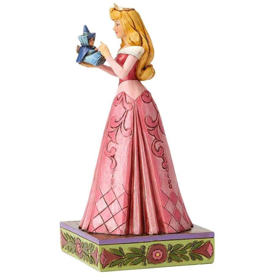 エネスコ Enesco 置物 インテリア 4054275 Jim Shore Disney Wonder and Wisdom Princess Aurora with Fai
