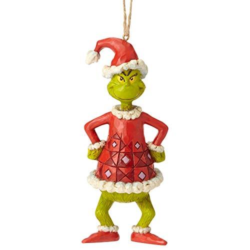 エネスコ Enesco 置物 インテリア 6002074 Enesco Dr. Seuss The Grinch by Jim Shore Dressed as Santa H