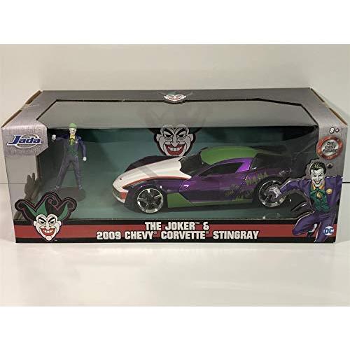 ジャダトイズ ミニカー ダイキャスト 31199 Jada Toys Hollywood Rides DC Comics Joker \u0026 2009 Chev