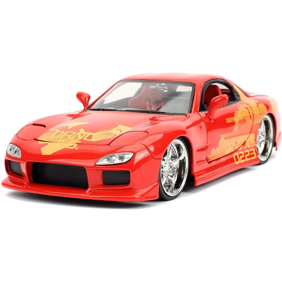 ジャダトイズ ミニカー ダイキャスト 30747 Jada Toys Fast \u0026 Furious 1:24 Orange JLS Mazda RX-7 D