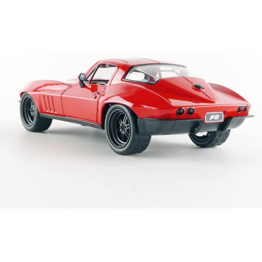 ジャダトイズ ミニカー ダイキャスト 98298 Jada Fast \u0026 Furious 1:24 Letty's 1966 Chevy Corvette_3