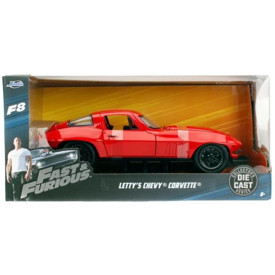 ジャダトイズ ミニカー ダイキャスト 98298 Jada Fast \u0026 Furious 1:24 Letty's 1966 Chevy Corvette_6