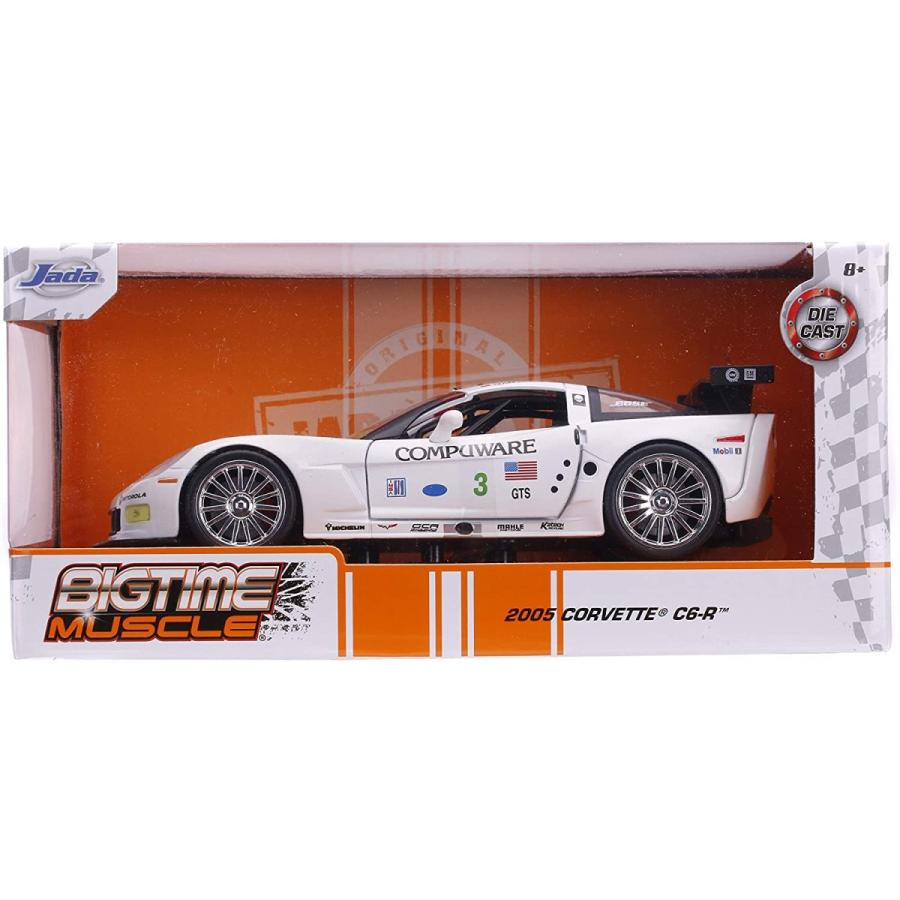ジャダトイズ ミニカー ダイキャスト JA31651 Jada Bigtime Muscle 1:24 2005 Chevy Corvette C6R Di