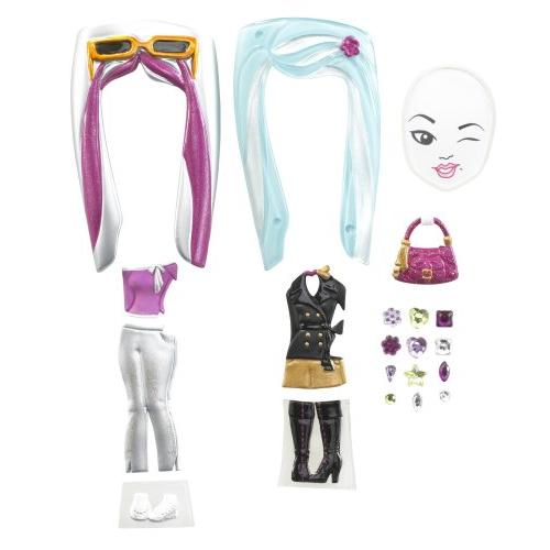 バービー バービー人形 L4855 Barbie Girls Fashion Pack - Black/Silver