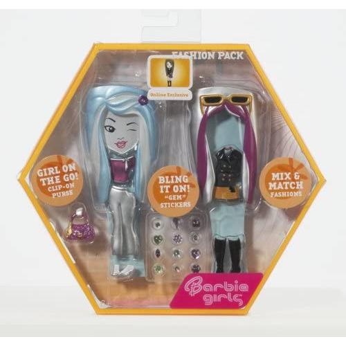 バービー バービー人形 L4855 Barbie Girls Fashion Pack - Black/Silver